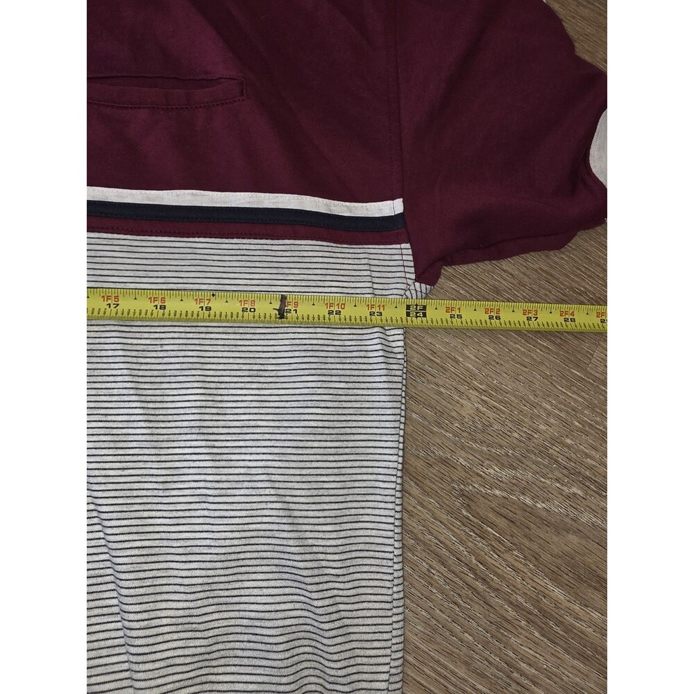 David Taylor Men's Striped Golf Polo Shirt Size 2XL - Picture 4 of 5